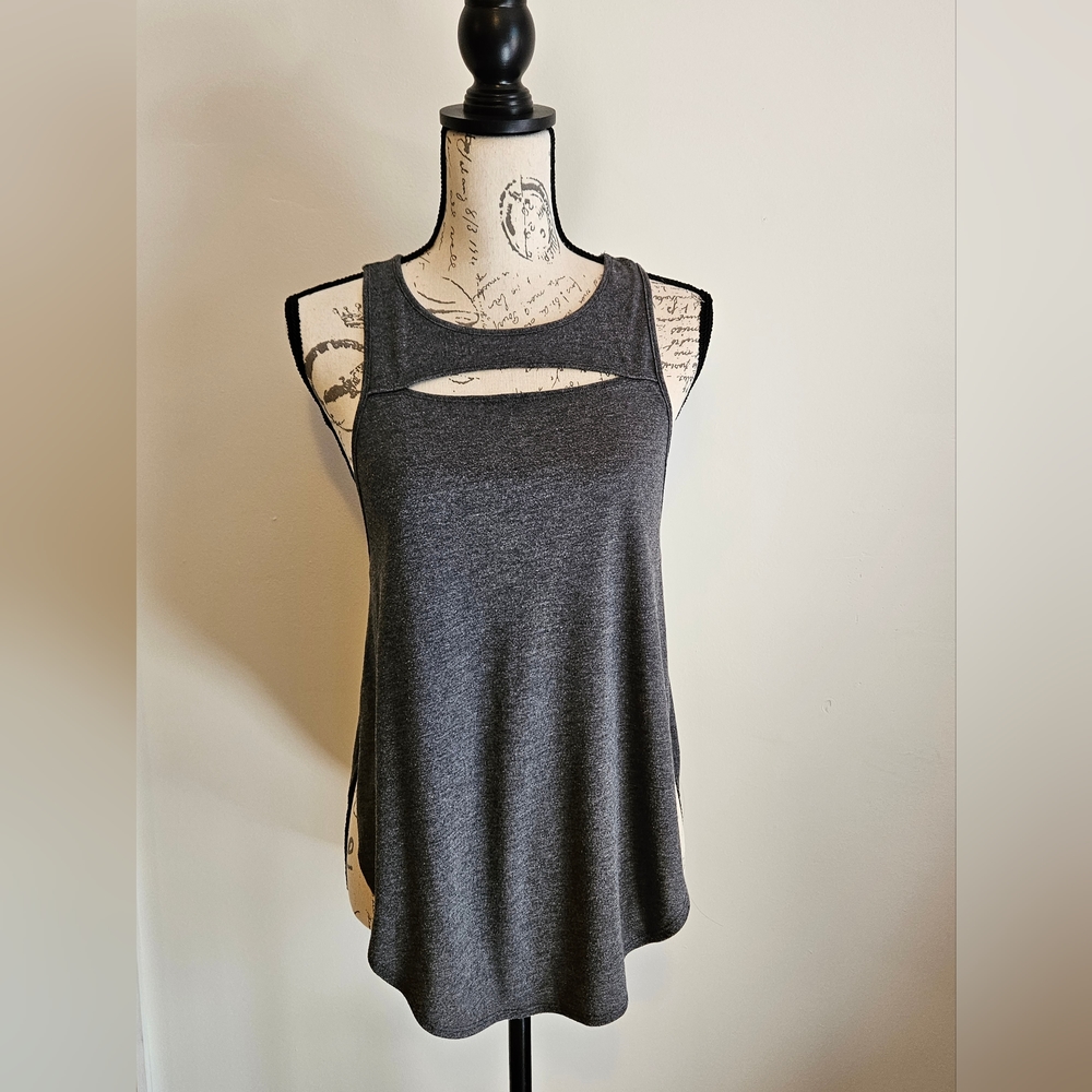 Mossimo Supply Co. Gray Sleeveless Shirt, work out shirt Size S